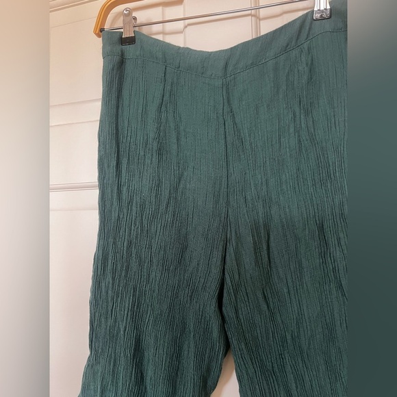 Petal + Pup Kalina Wide Leg High Waisted Pants Teal Sz 10 Easter Spring Coastal - Picture 10 of 11